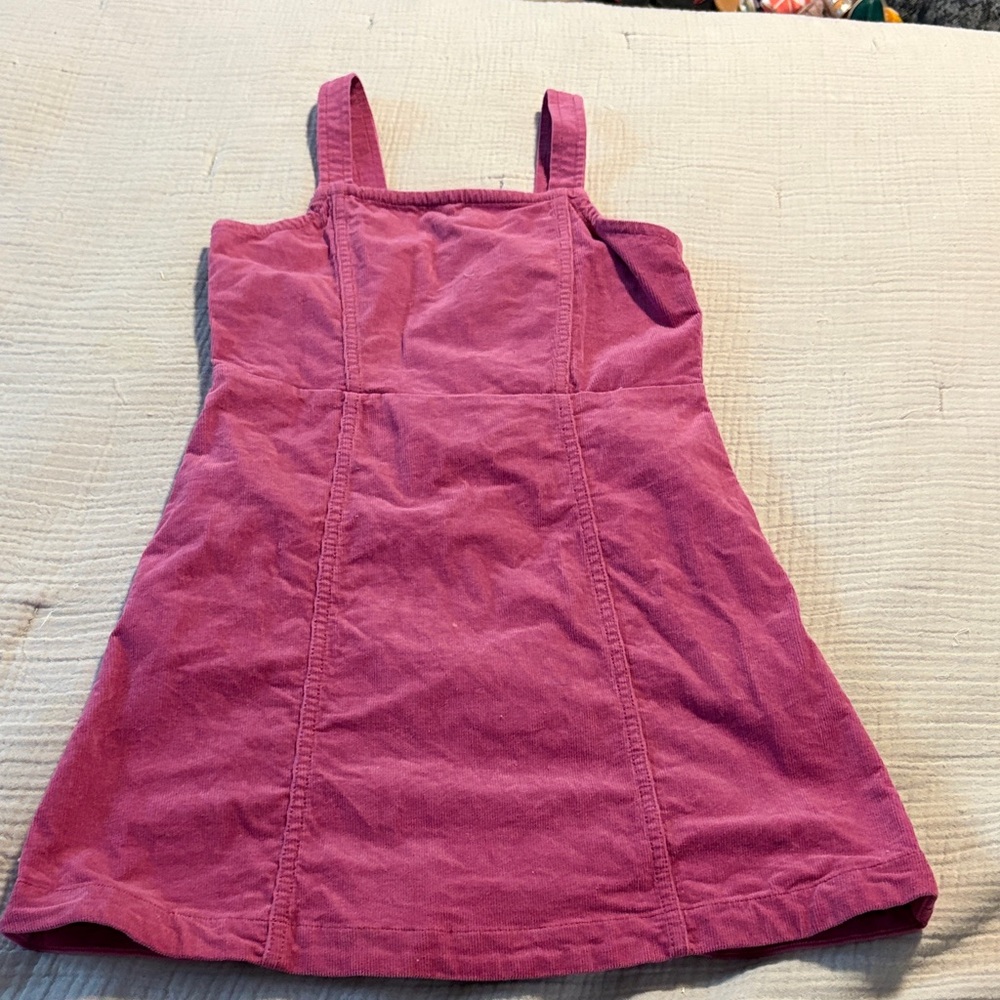 Crewcuts Vibrant Pink Corduroy Dress